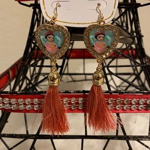 New Frida Kahlo Fashion Dangle earrings w/ Tassel